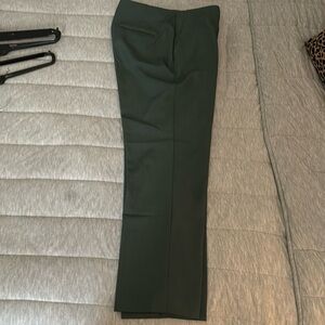 Ann Taylor green tapered ankle pants